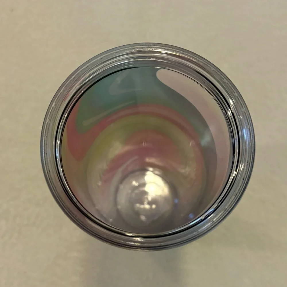 Starbucks Rainbow Swirl Dome Reusable Cup - Picture 6 of 10